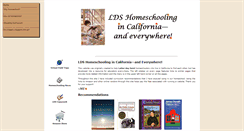 Desktop Screenshot of ldshomeschoolinginca.org